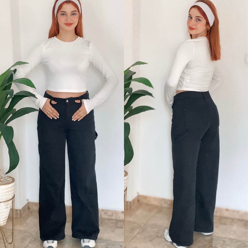 Jean Baggy ample à poche marteau