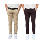 Chino classique Pack 2 pièces