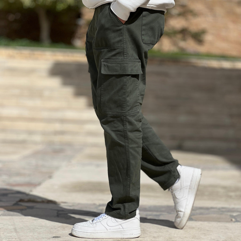 Pantalon Cargo Taille élastiquée