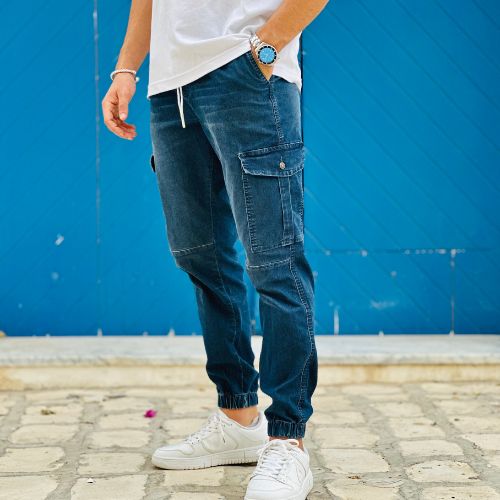 Pantalon Cargo Jogger jean