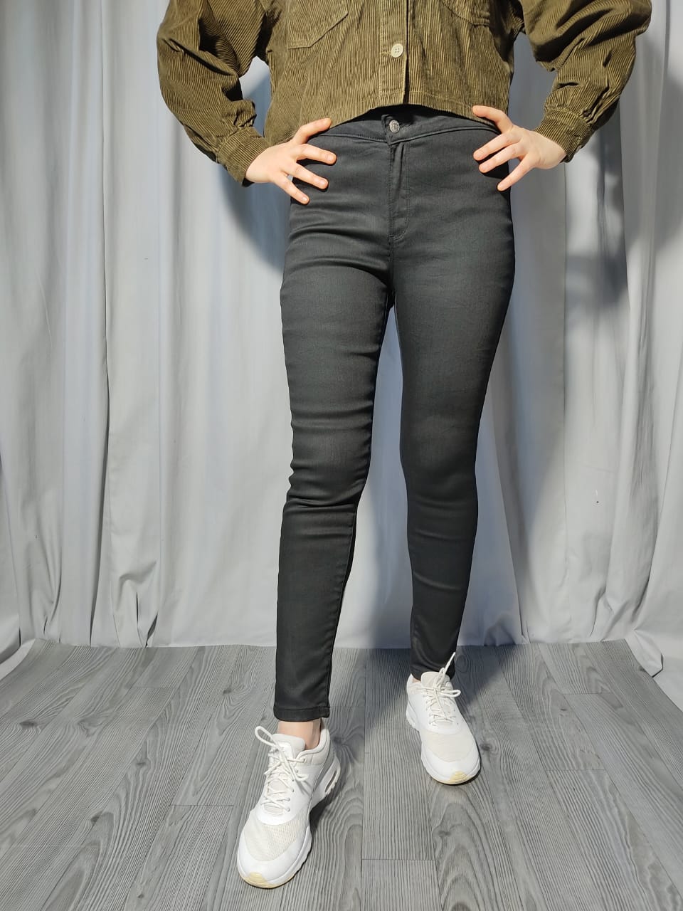 Jean moullant à taille haute