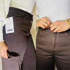 Pantalon baggy cargo à poches fantaisies