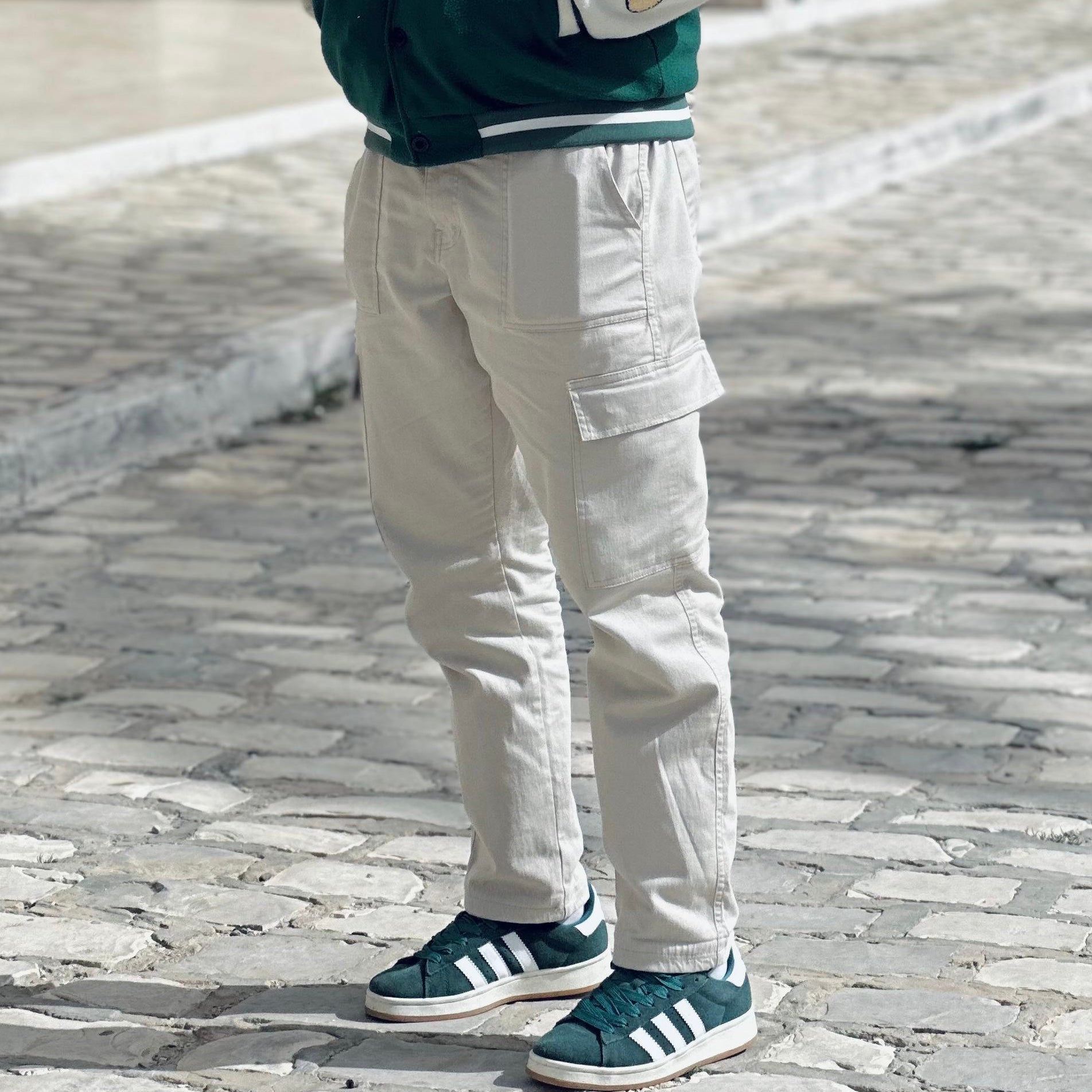 Pantalon Cargo Taille élastiquée