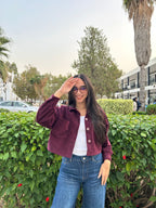 Sur chemise en velours