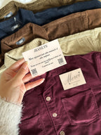 Sur chemise en velours