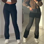 Jean flare super taille haute